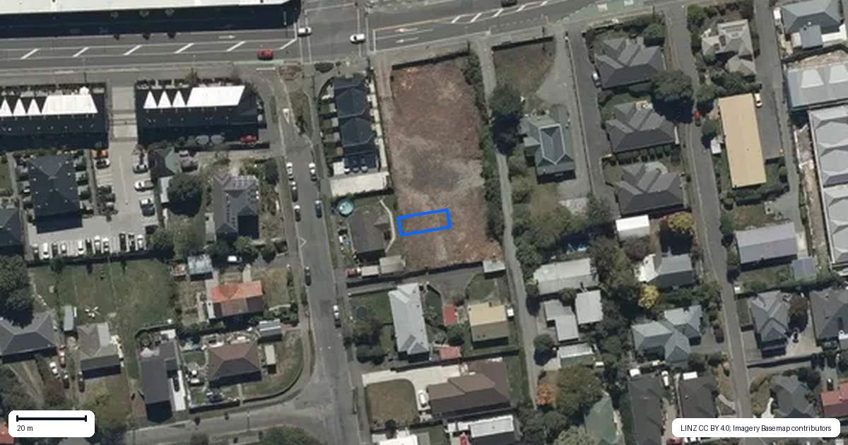 Property context map for 5/24 New Brighton Road, Shirley, Christchurch