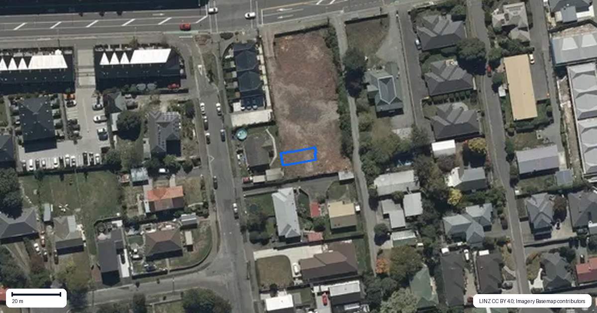 Property context map for 6/24 New Brighton Road, Shirley, Christchurch