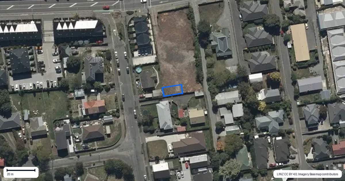 Property context map for 7/24 New Brighton Road, Shirley, Christchurch