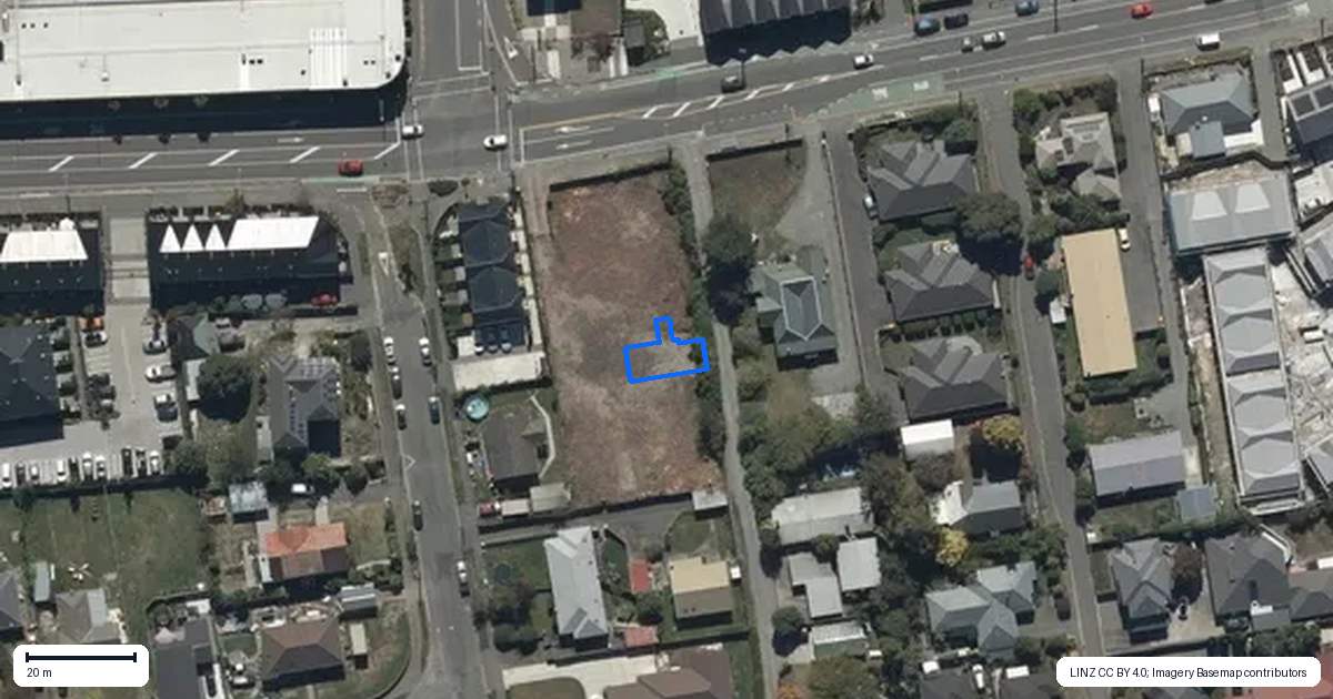Property context map for 8/24 New Brighton Road, Shirley, Christchurch