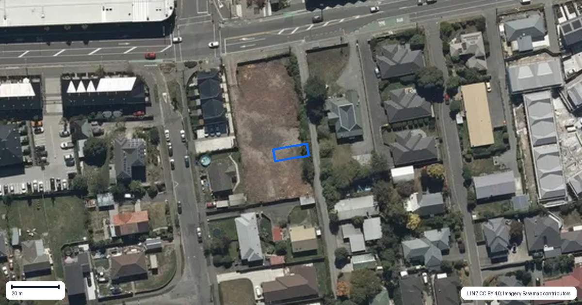 Property context map for 9/24 New Brighton Road, Shirley, Christchurch