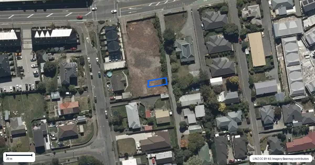 Property context map for 11/24 New Brighton Road, Shirley, Christchurch