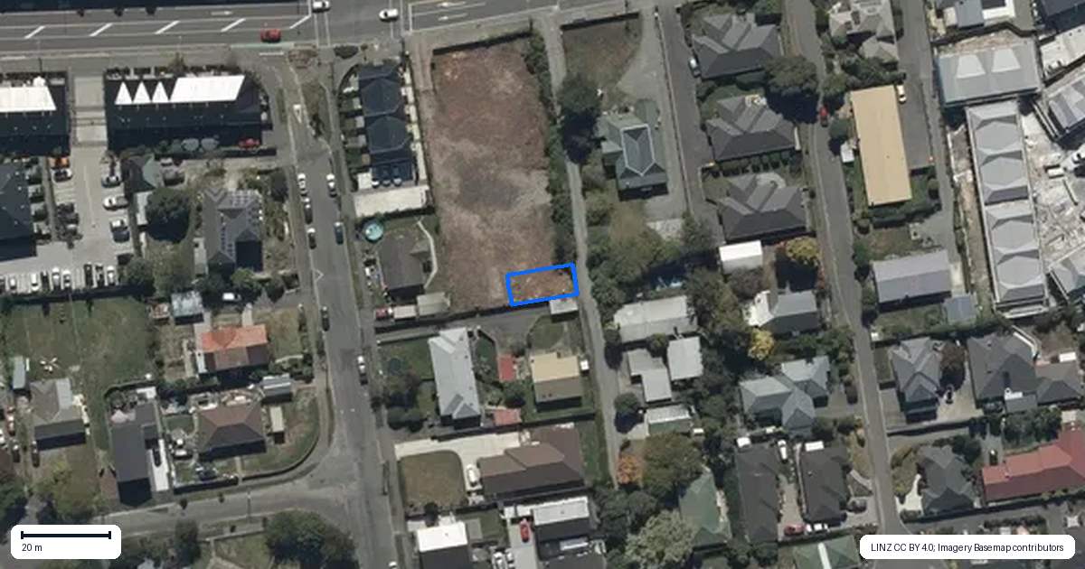 Property context map for 12/24 New Brighton Road, Shirley, Christchurch