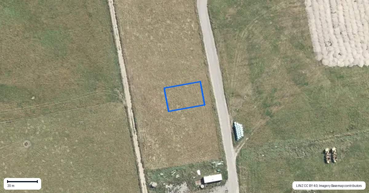 Property context map for 53 Homestead Drive, Rangiora