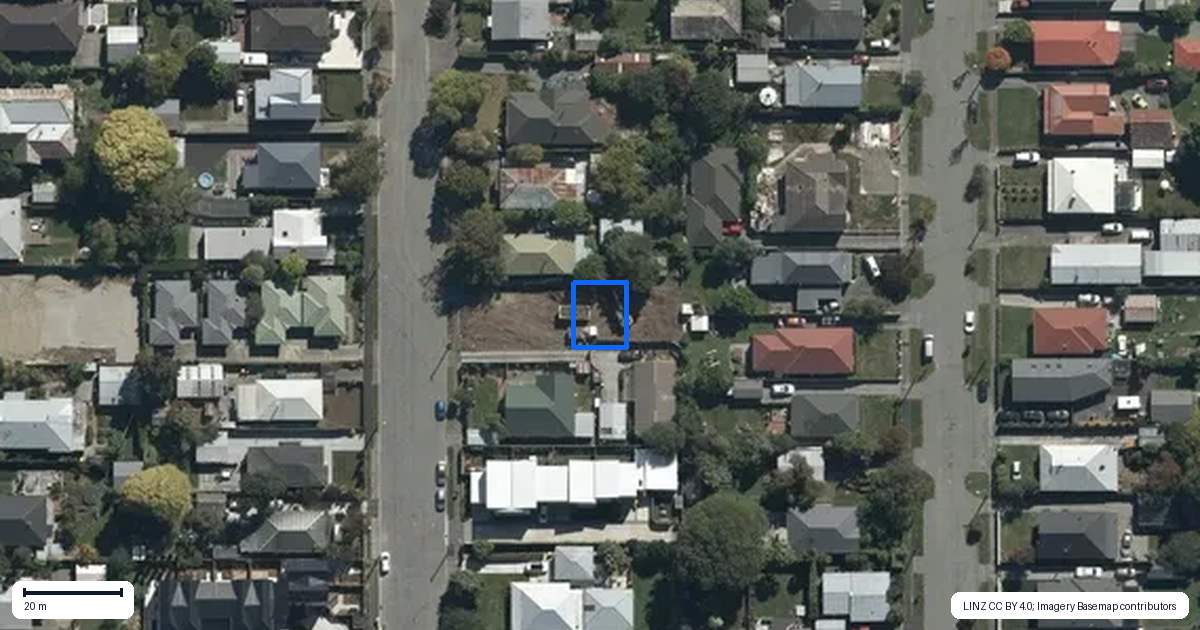 Property context map for 3/44 Cleveland Street, Edgeware, Christchurch