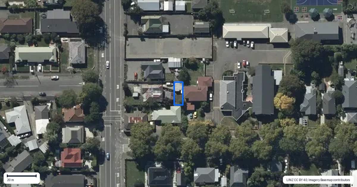 Property context map for 5/96 Colombo Street, Sydenham, Christchurch