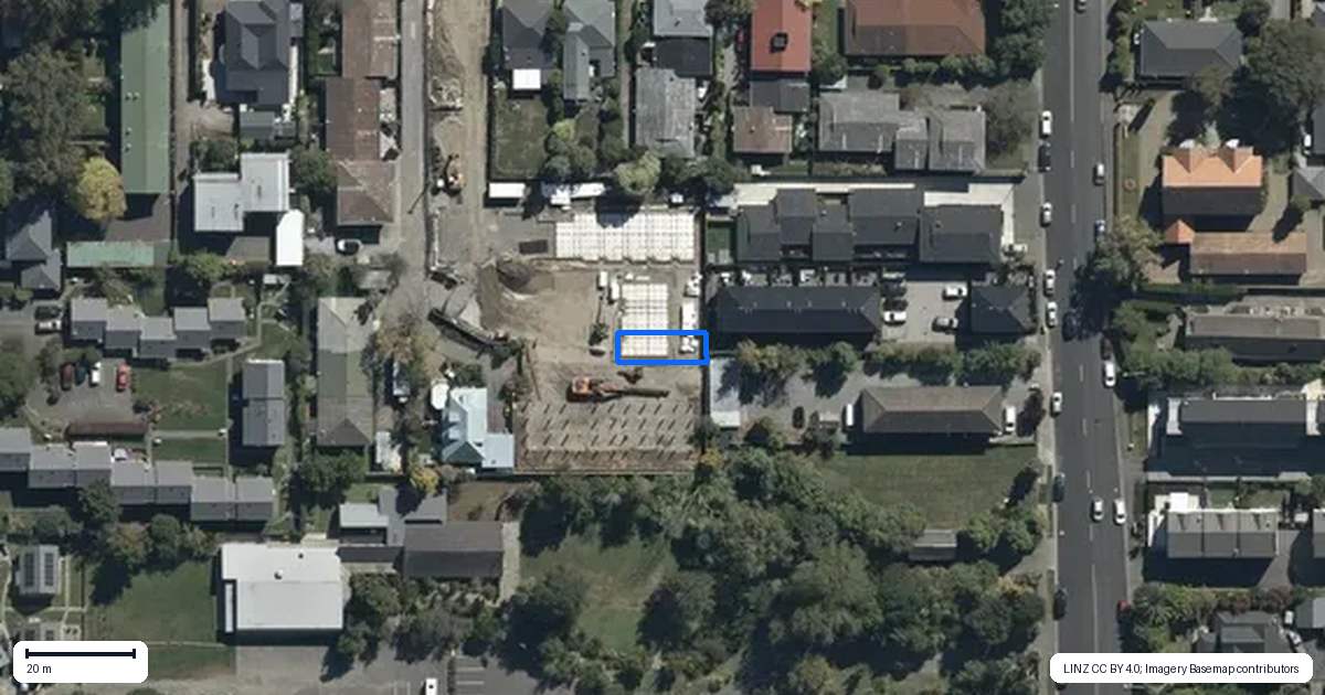 Property context map for 3/88 Holly Road, St Albans, Christchurch