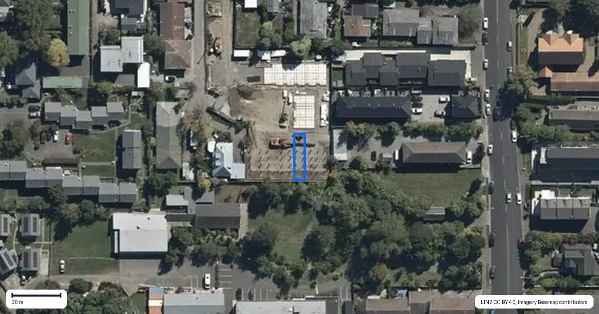 Property context map for 5/86 Holly Road, St Albans, Christchurch