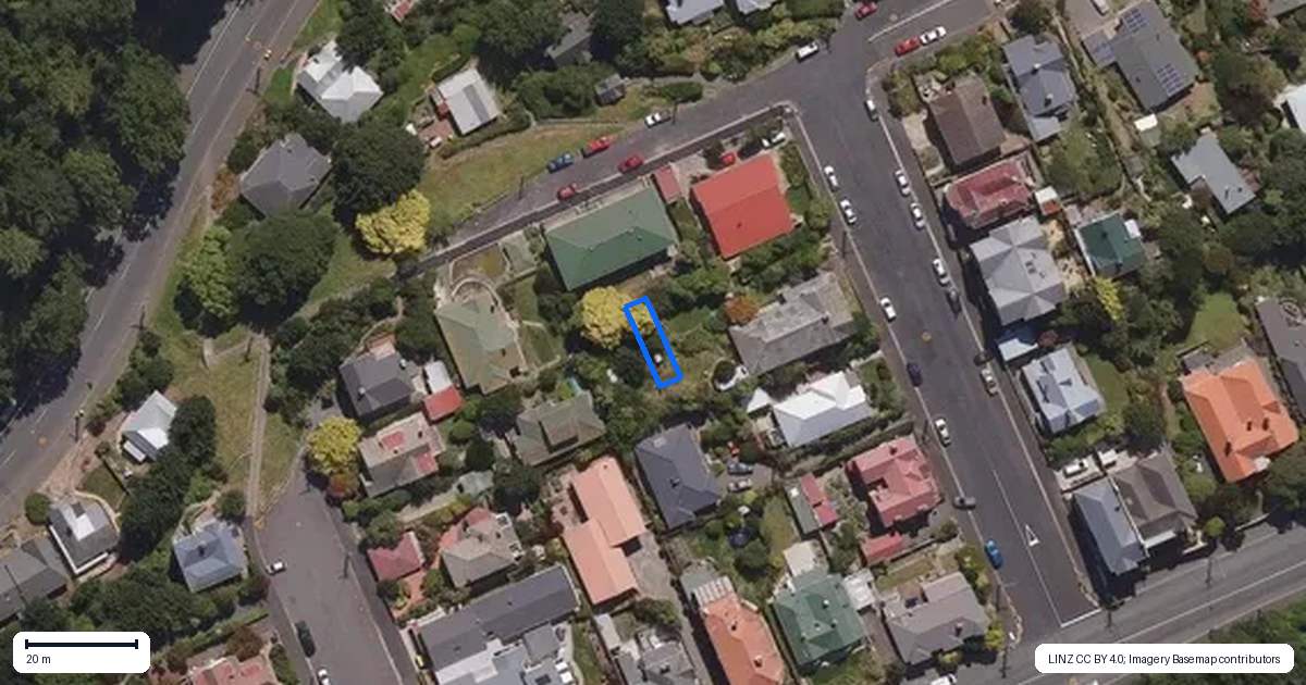 Property context map for 9/9 Grant Street, Dunedin Central, Dunedin