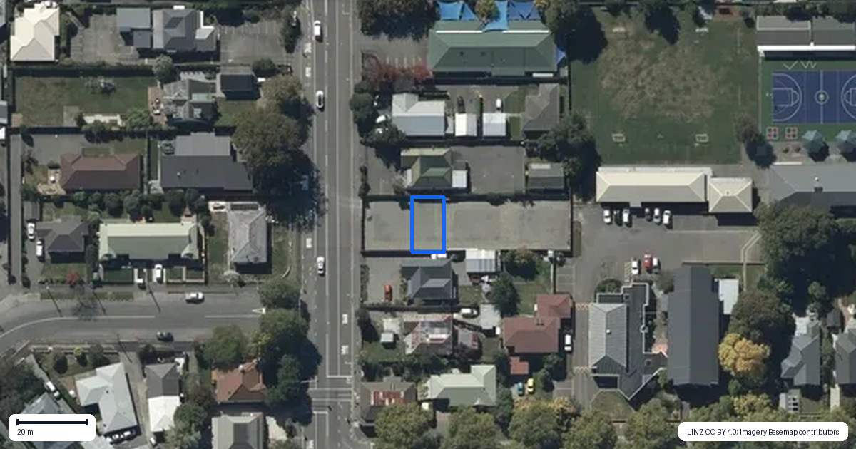 Property context map for 2/102 Colombo Street, Sydenham, Christchurch