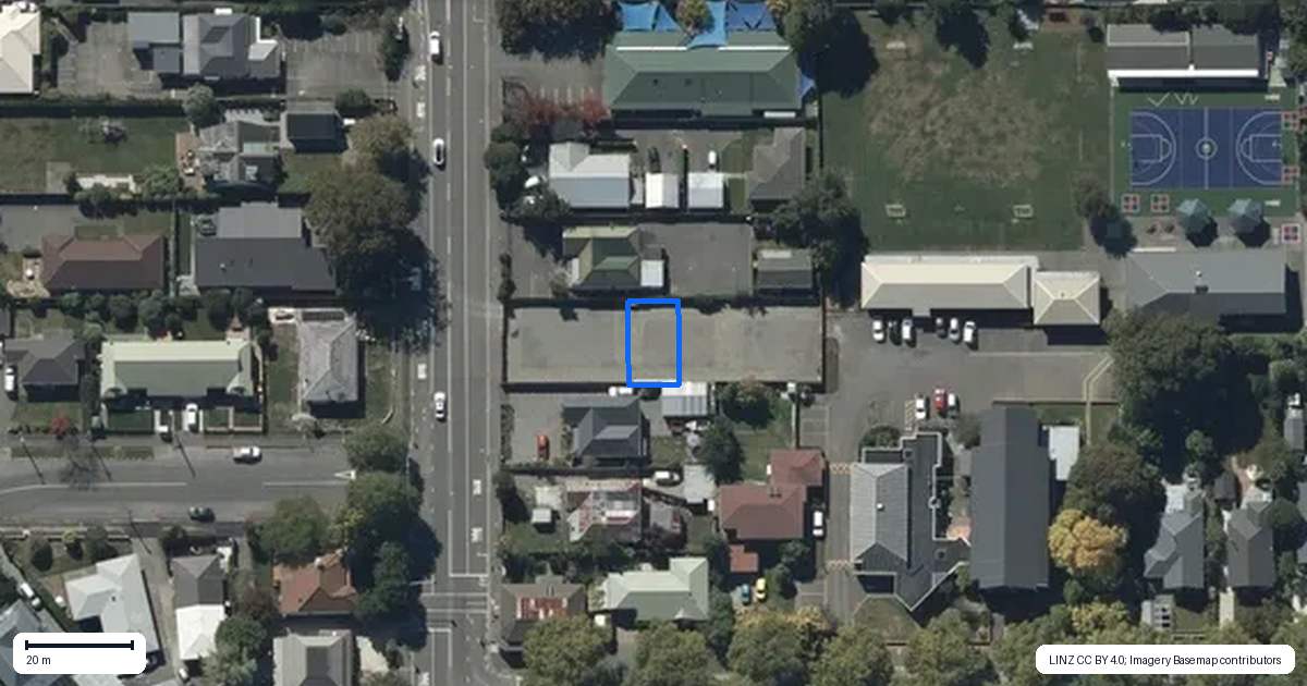 Property context map for 3/102 Colombo Street, Sydenham, Christchurch