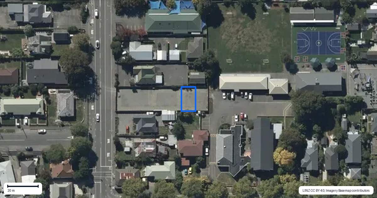 Property context map for 5/102 Colombo Street, Sydenham, Christchurch
