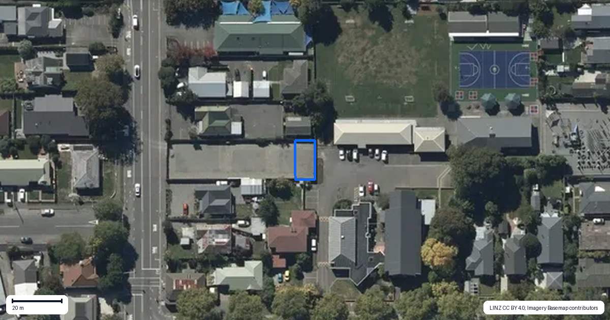 Property context map for 6/102 Colombo Street, Sydenham, Christchurch