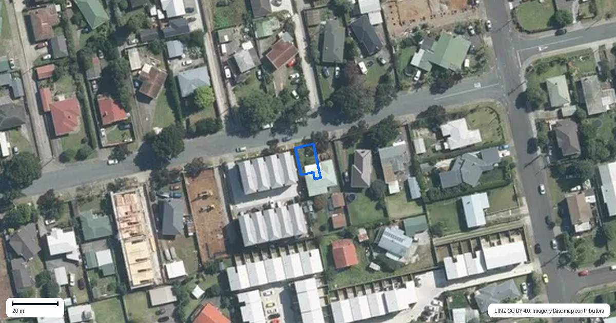 Property context map for 1/29 Camp Road, Mount Wellington, Auckland
