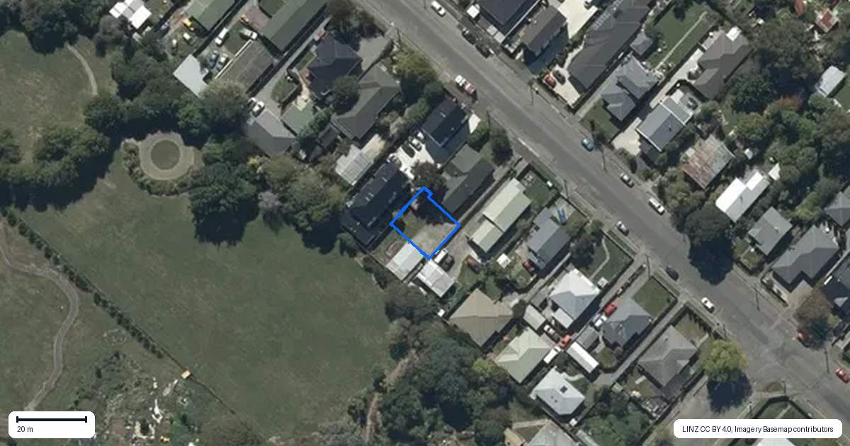 Property context map for 3/36 Wyon Street, Linwood, Christchurch