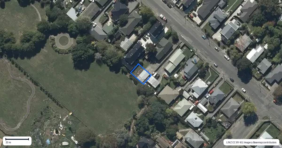 Property context map for 4/36 Wyon Street, Linwood, Christchurch