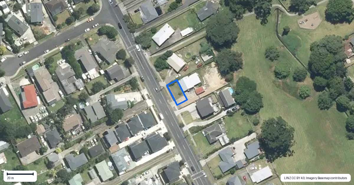 Property context map for 35 Christmas Road, Manurewa, Auckland