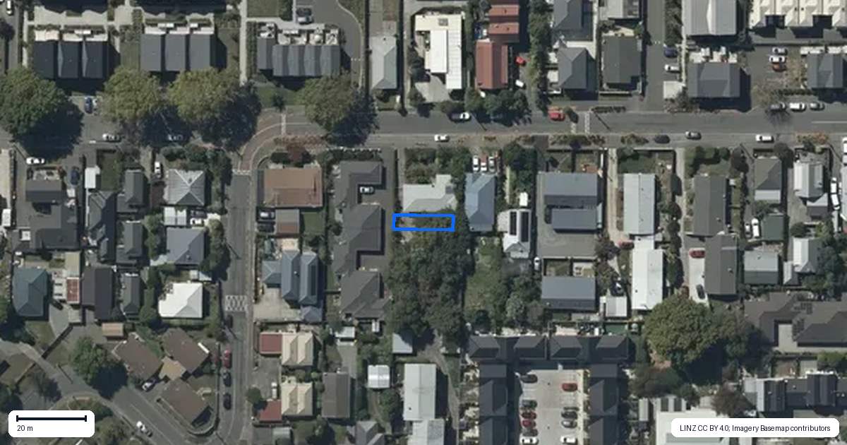 Property context map for 5/120 Hastings Street East, Sydenham, Christchurch