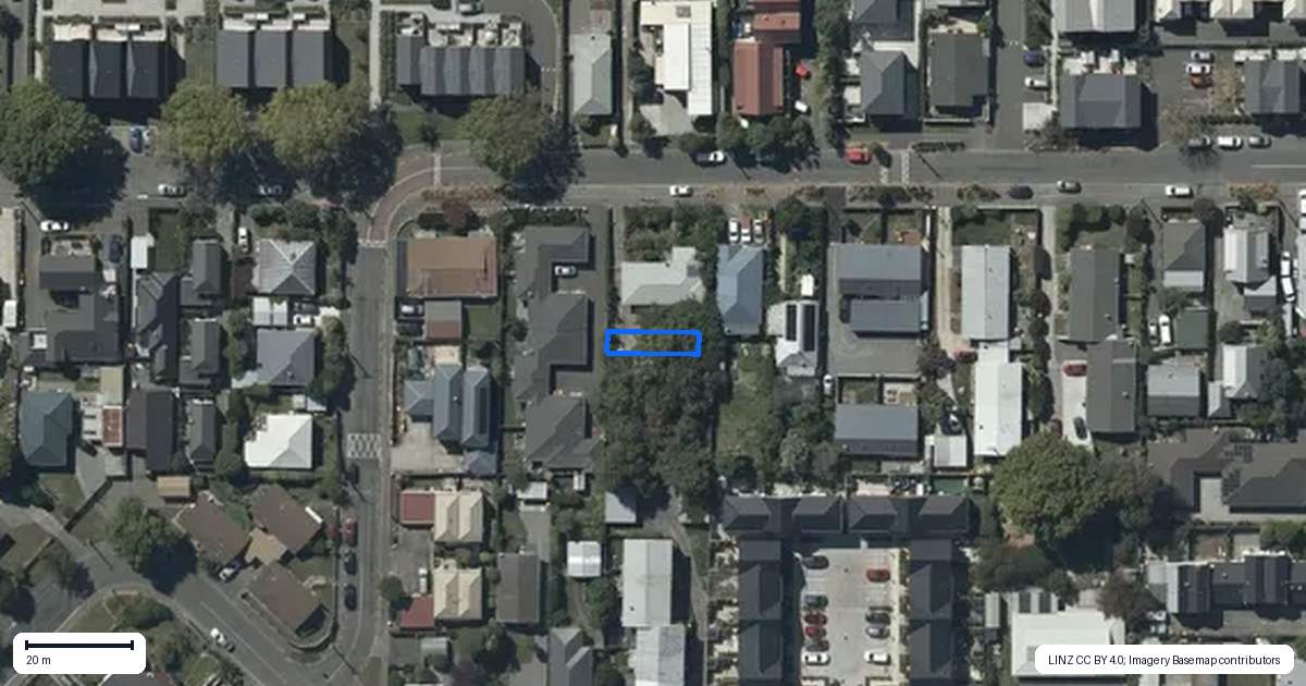 Property context map for 6/120 Hastings Street East, Sydenham, Christchurch