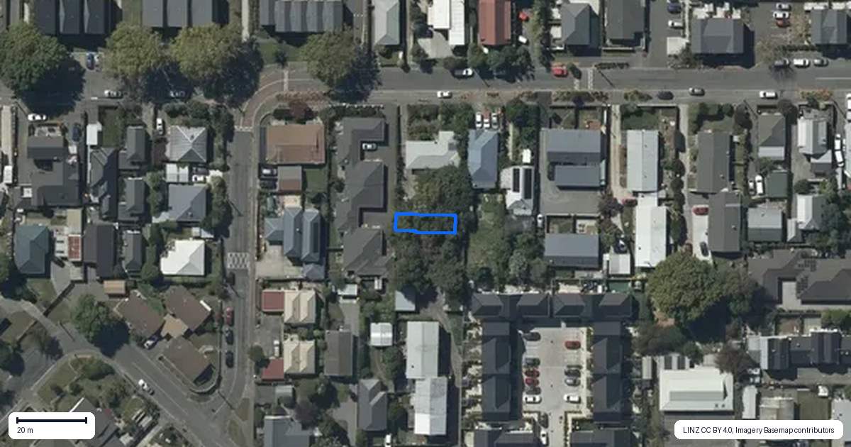 Property context map for 8/120 Hastings Street East, Sydenham, Christchurch