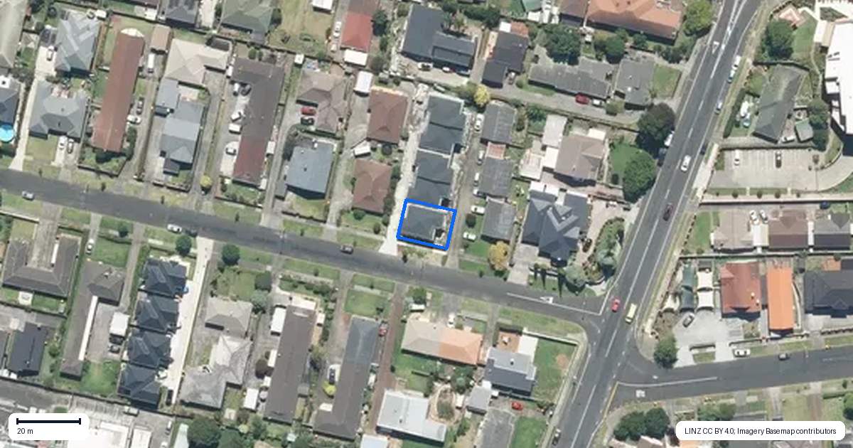 Property context map for 16A Paton Avenue, Papatoetoe, Auckland