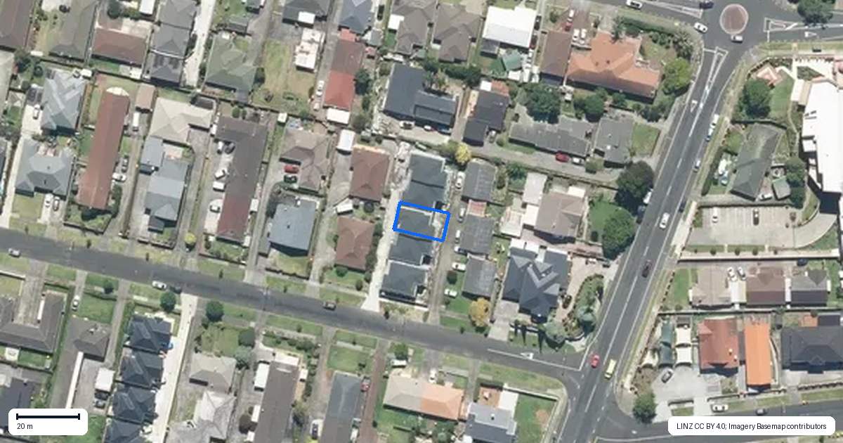 Property context map for 16C Paton Avenue, Papatoetoe, Auckland