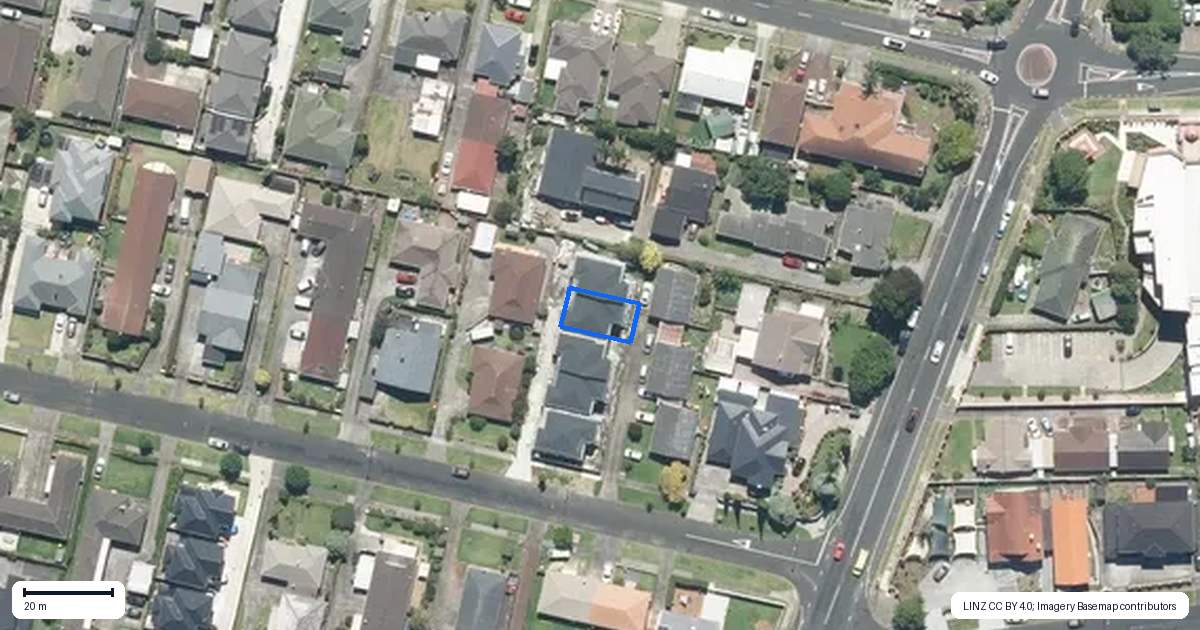 Property context map for 16D Paton Avenue, Papatoetoe, Auckland