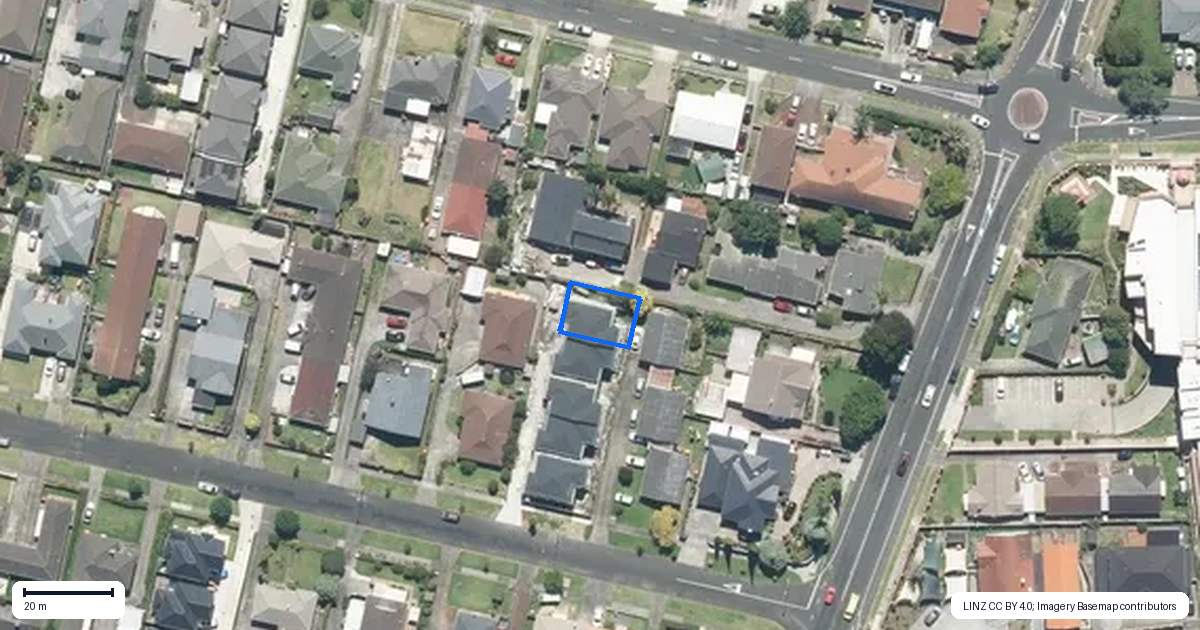 Property context map for 16E Paton Avenue, Papatoetoe, Auckland