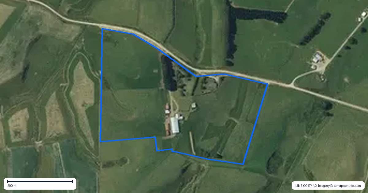 Property context map for 448 Wyndham Valley Road, Glenham, Wyndham