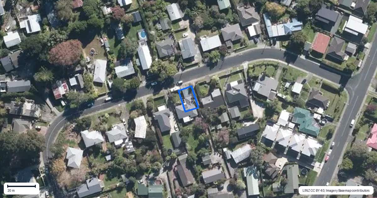 Property context map for 1/11 Paramu Avenue, Birkdale, Auckland