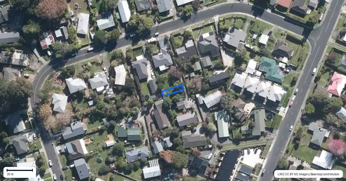 Property context map for 6/11 Paramu Avenue, Birkdale, Auckland