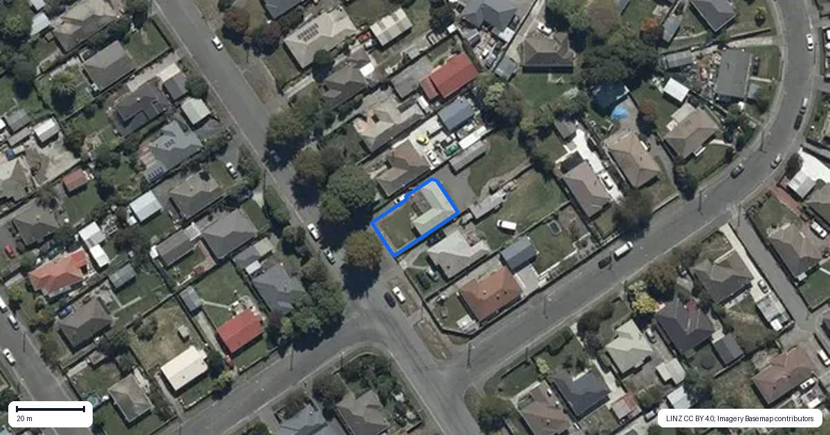 Property context map for 48 Philpotts Road, Mairehau, Christchurch