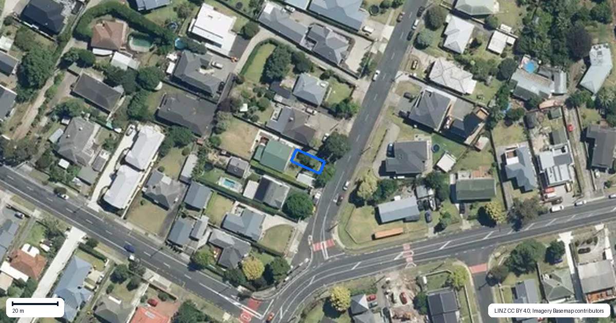 Property context map for 41A Shortt Avenue, Mangere Bridge, Auckland