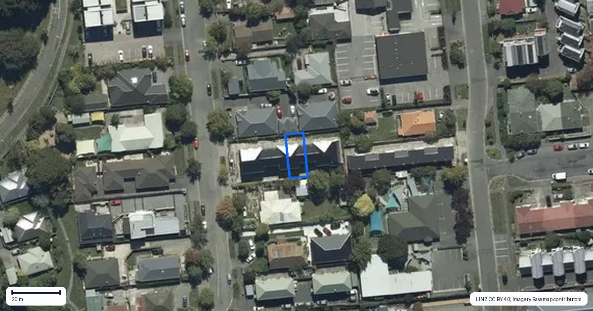 Property context map for 4/106 Rattray Street, Riccarton, Christchurch