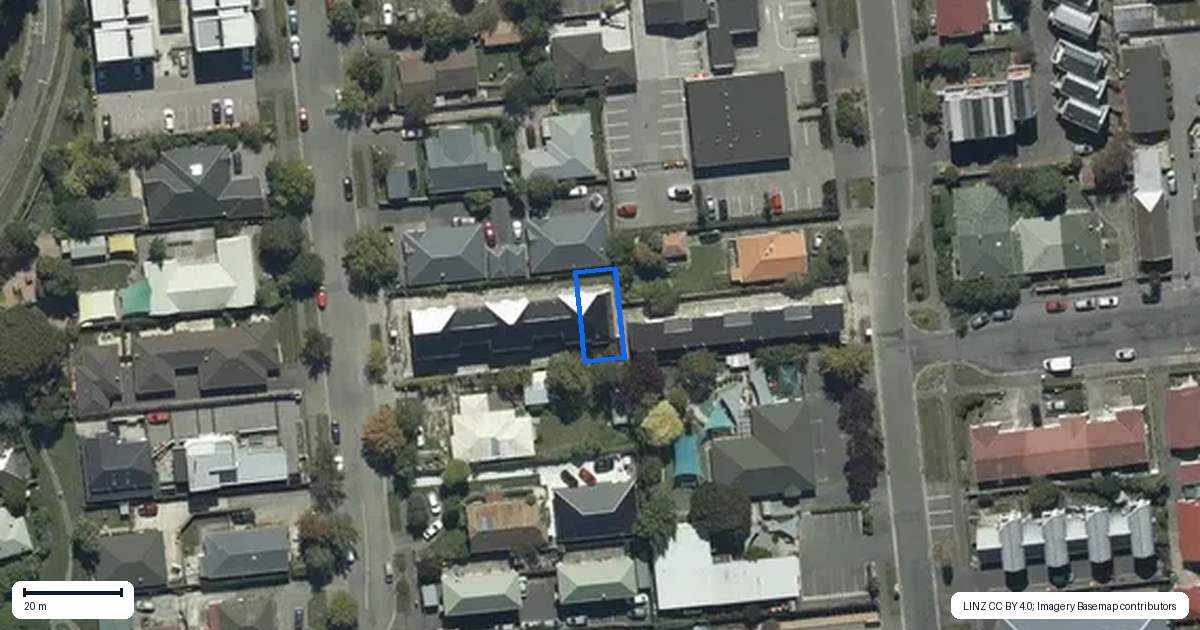 Property context map for 6/106 Rattray Street, Riccarton, Christchurch