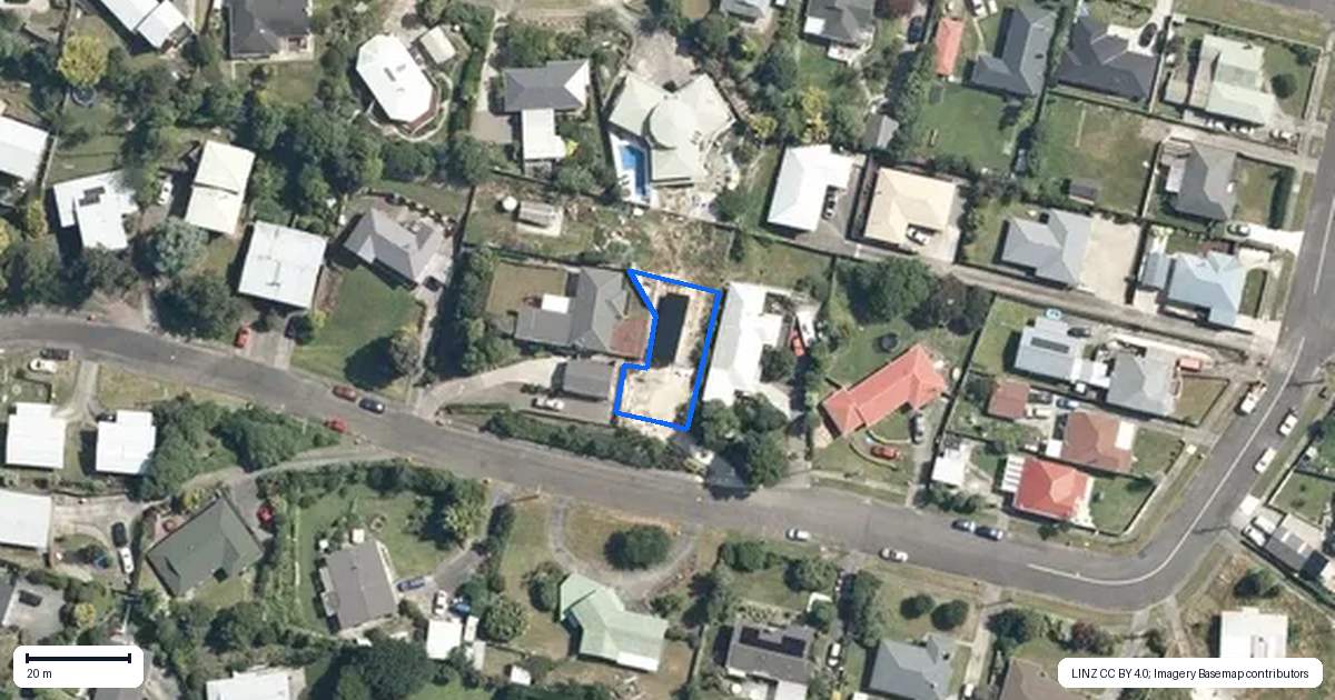 Property context map for 36A Glasgow Terrace, Feilding