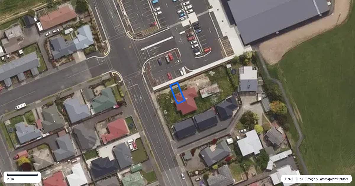 Property context map for 3/213 Gordon Road, Mosgiel