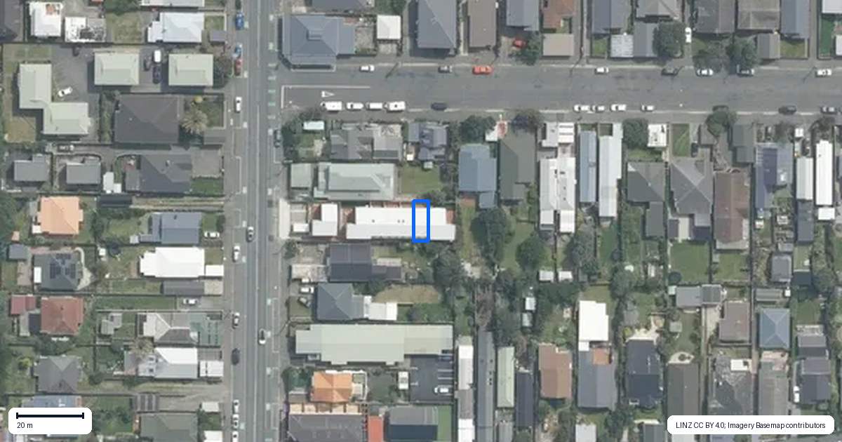 Property context map for 6/161 Onepu Road, Lyall Bay, Wellington