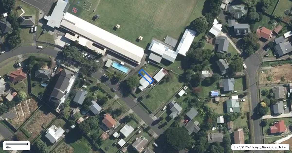Property context map for 5/12 Taratoa Street, Point England, Auckland