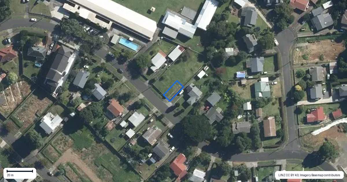 Property context map for 14B Taratoa Street, Point England, Auckland