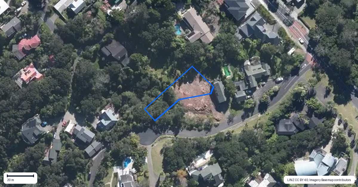 Property context map for 1E The Knoll, Greenhithe, Auckland