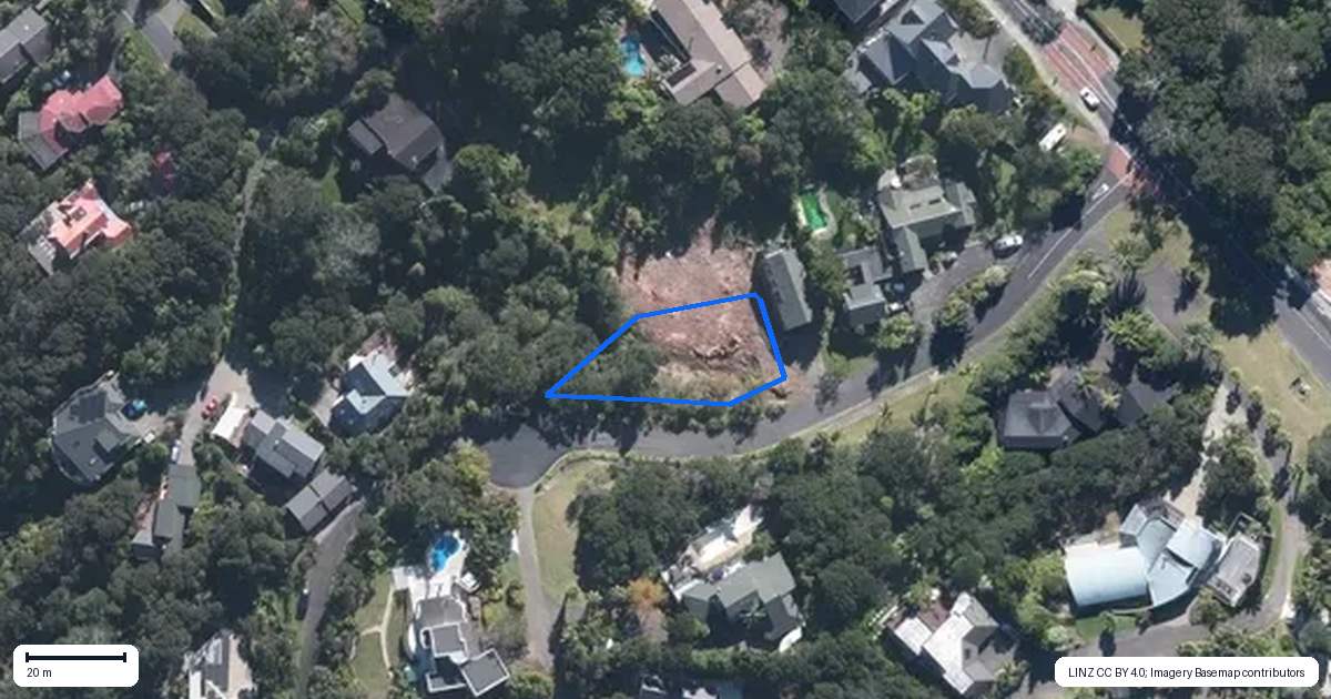 Property context map for 1F The Knoll, Greenhithe, Auckland