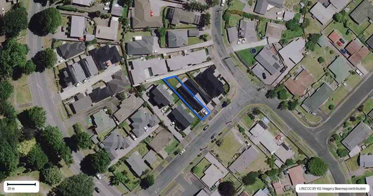 Property context map for 3/5 Elmira Avenue, Chartwell, Hamilton