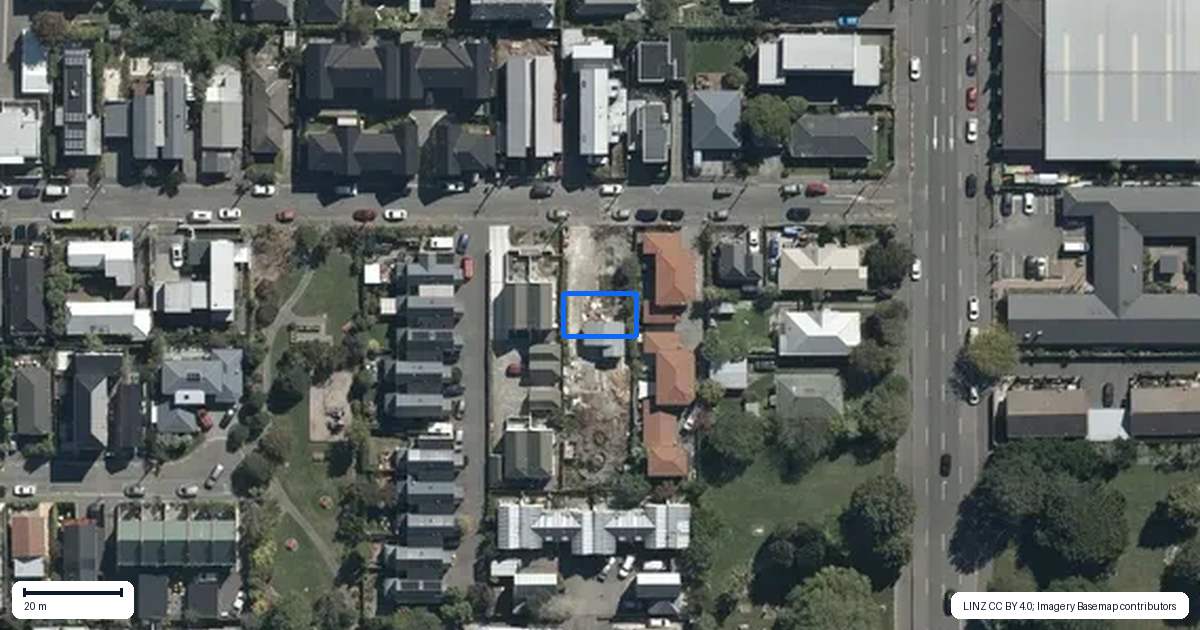 Property context map for 2/32 Melrose Street, Christchurch Central, Christchurch