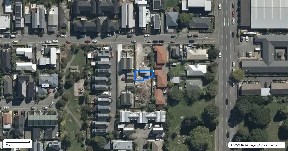 Property context map for 3/32 Melrose Street, Christchurch Central, Christchurch