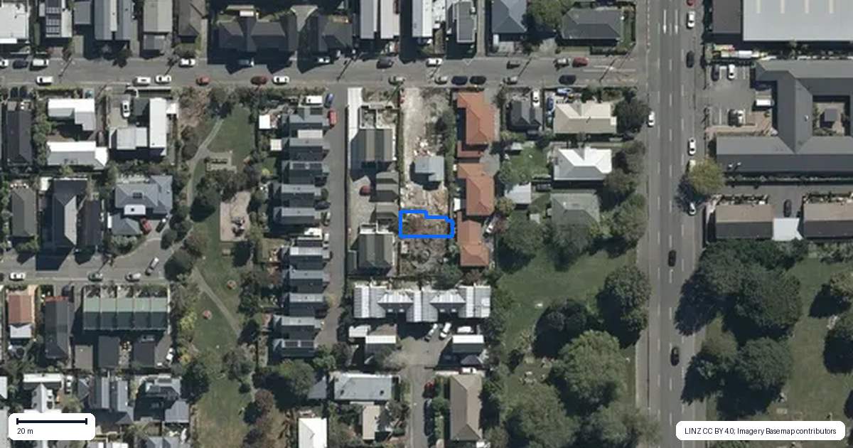 Property context map for 4/32 Melrose Street, Christchurch Central, Christchurch