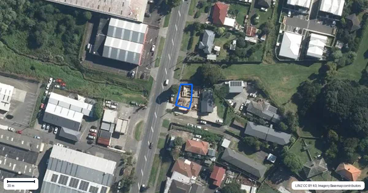 Property context map for 109A Pilkington Road, Panmure, Auckland