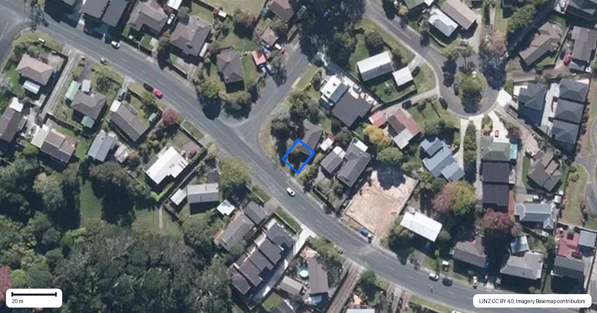 Property context map for 60B Fitzherbert Avenue, West Harbour, Auckland