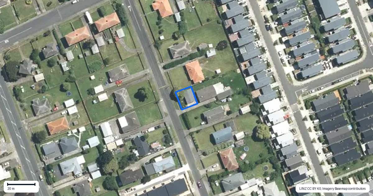 Property context map for 8A Arimu Road, Papakura