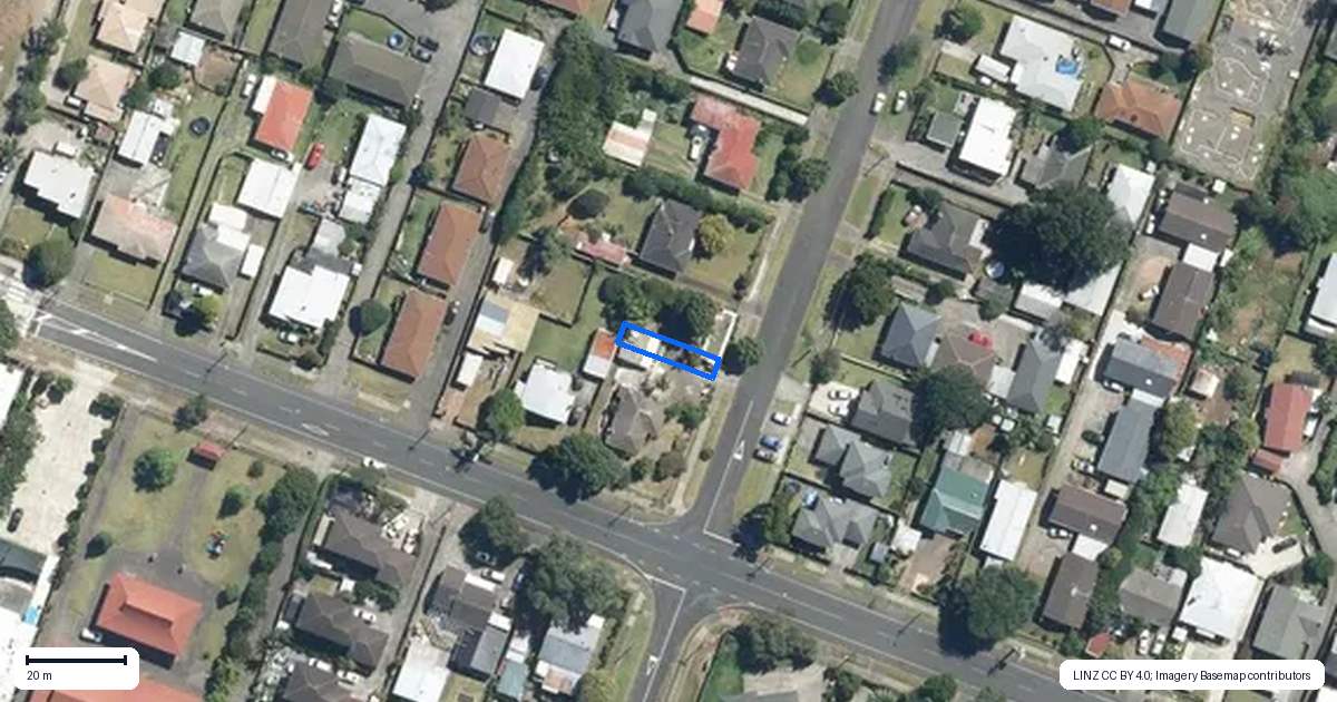 Property context map for 5/20A Cleek Road, Mangere East, Auckland